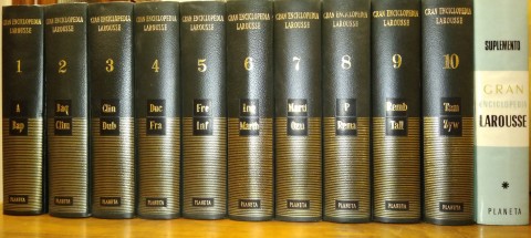 GRAN ENCICLOPEDIA LAROUSSE.EN DIEZ VOLUMENES + UN SUPLEMENTO