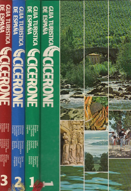 GUÍA TURÍSTICA DE ESPAÑA CICERONE. 3 TOMOS. COMPLETA