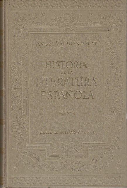HISTORIA DE LA LITERATURA ESPAÑOLA I