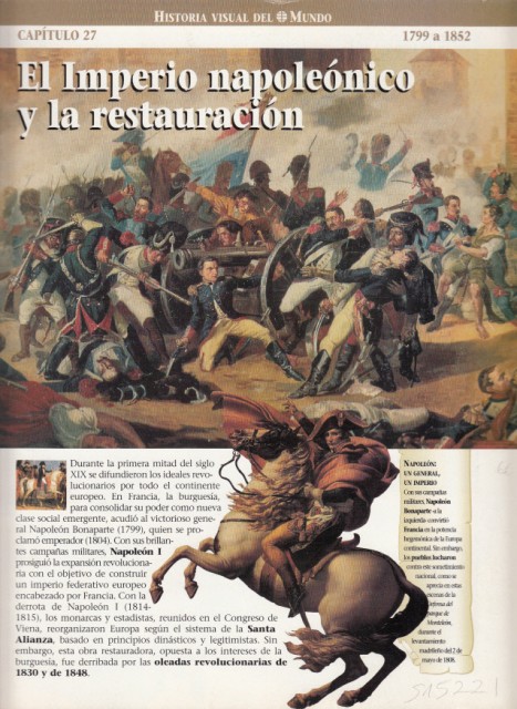 HISTORIA VISUAL DEL MUNDO. CAP. 27. EL IMPERIO NAPOLEONICO Y …
