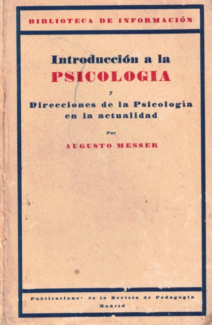INTRODUCCION A LA PSICOLOGIA Y DIRECCIONES DE LA PSICOLOGIA EN …