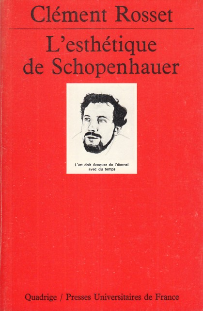 L'ESTHÉTIQUE DE SCHOPENHAUER
