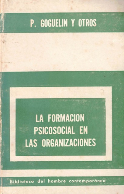 La formación psicosocial en las organizaciones