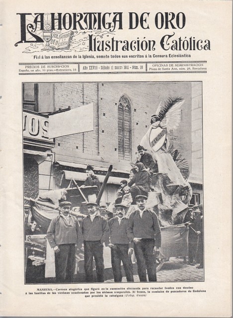 LA HORMIGA DE ORO. ILUSTRACIÓN CATÓLICA Nº10. BARCELONA, ROMERÍA A …