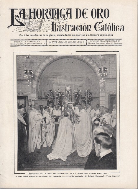 LA HORMIGA DE ORO. ILUSTRACIÓN CATÓLICA Nº11.SABADELL, ESCUELA DE ARTES …