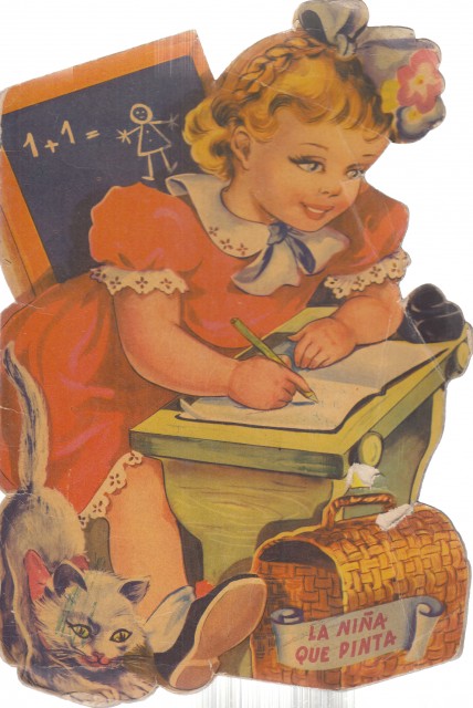 LA NIÑA QUE PINTA (Troquelado)