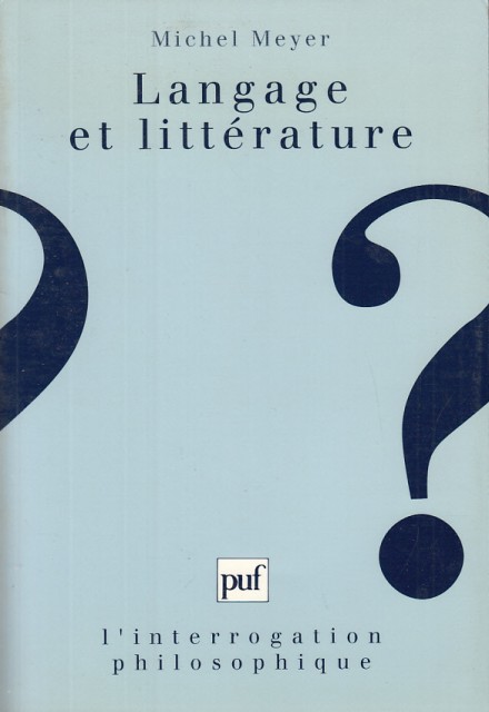 LANGAGE ET LITTÉRATURE