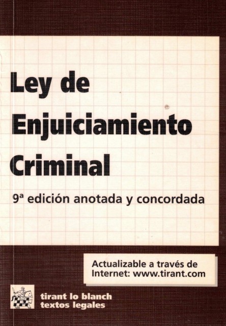 LEY DE ENJUICIAMIENTO CRIMINAL
