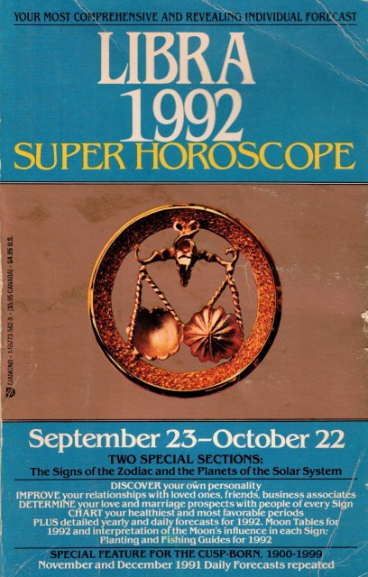 LIBRA 1992. SUPER HOROSCOPE.