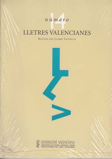 LLETRES VALENCIANES Nº 14 (PER A EDUCAR I VIURE MILLOR; …