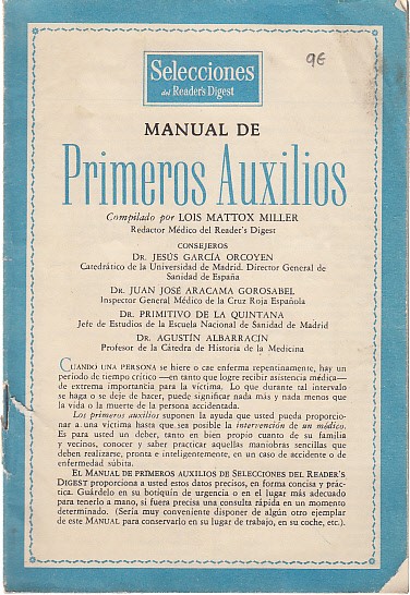 MANUAL DE PRIMEROS AUXILIOS