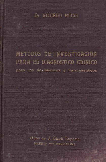 Métodos de Investigación para el Diagnóstico Clínico (Para uso de …