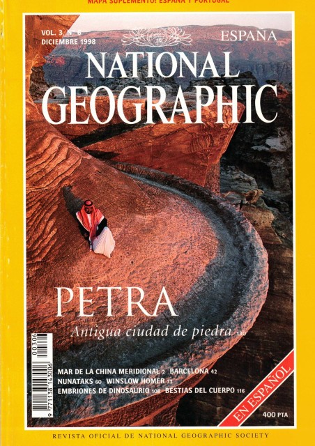 National Geographic España, Revista Vol.3 nº6. Diciembre 1998 (Petra; Mar …