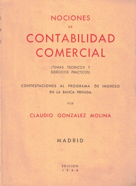 Nociones de contabilidad comercial (Temas teoricos y ejercicios prácticos)