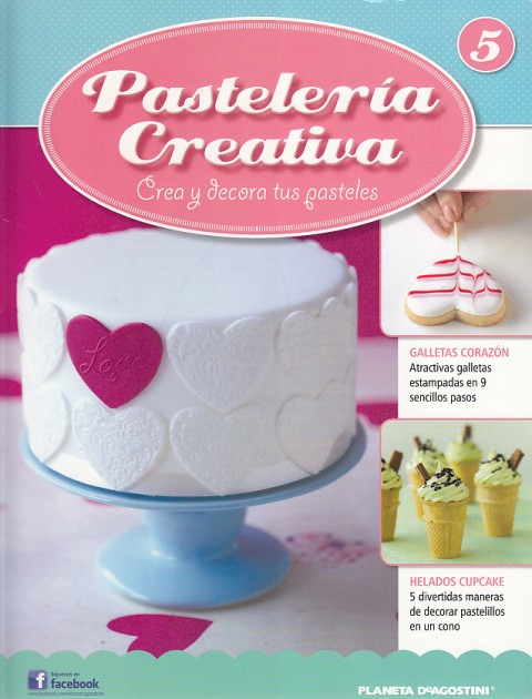 PASTELERÍA CREATIVA nº5. GALLETA CORAZÓN; HELADOS CUPCAKE