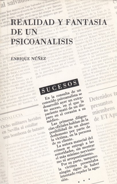 REALIDAD Y FANTASÍA DE UN PSICOANÁLISIS