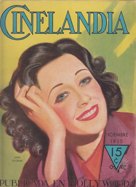 REVISTA CINELANDIA. DICIEMBRE 1935 Nº12
