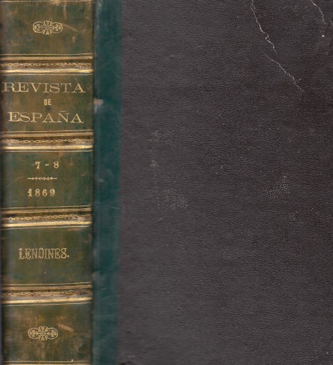 REVISTA DE ESPAÑA. SEGUNDO AÑO. TOMOS 7-8.