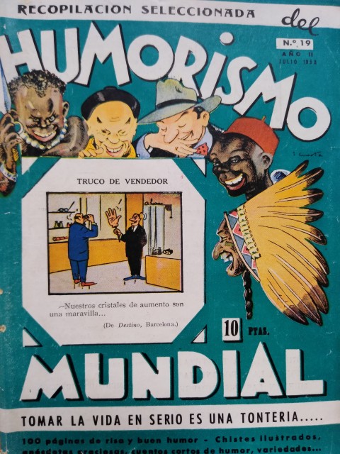REVISTA RECOPILACIÓN SELECCIONADA DEL HUMORISMO MUNDIAL Nº19. 1953