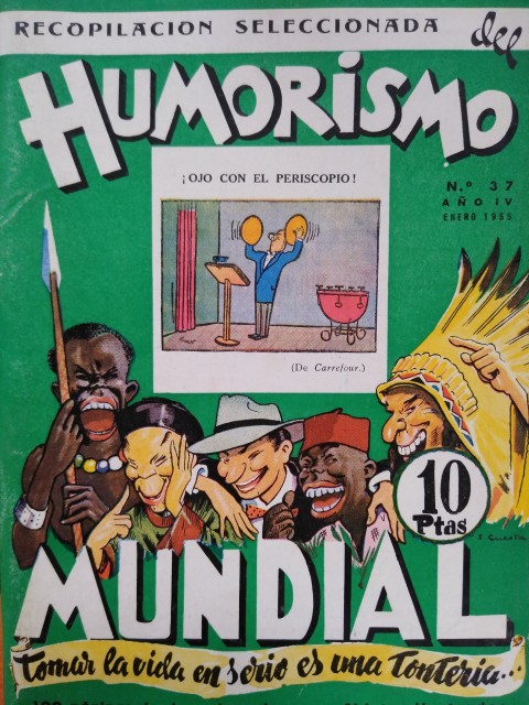 REVISTA RECOPILACIÓN SELECCIONADA DEL HUMORISMO MUNDIAL Nº37. 1955