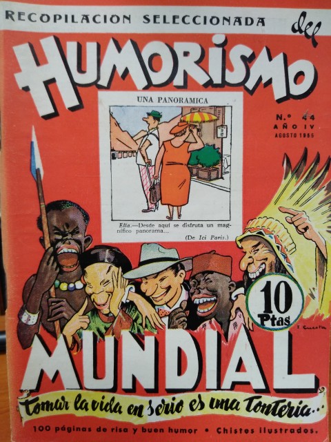 REVISTA RECOPILACIÓN SELECCIONADA DEL HUMORISMO MUNDIAL Nº44. 1955