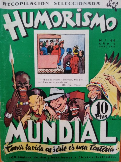 REVISTA RECOPILACIÓN SELECCIONADA DEL HUMORISMO MUNDIAL Nº46. 1955