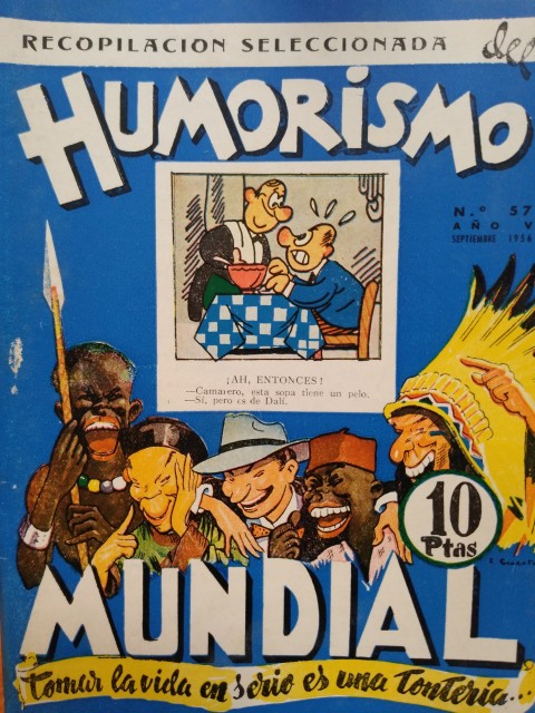 REVISTA RECOPILACIÓN SELECCIONADA DEL HUMORISMO MUNDIAL Nº57. 1956