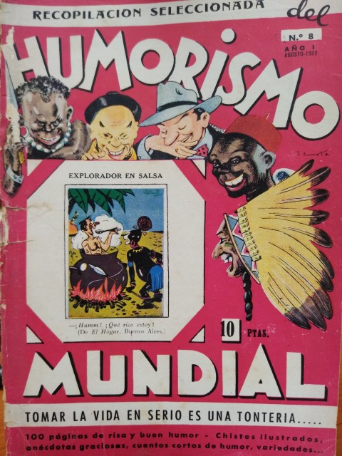 REVISTA RECOPILACIÓN SELECCIONADA DEL HUMORISMO MUNDIAL Nº8. 1952