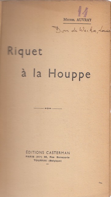 RIQUET À LA HOUPPE