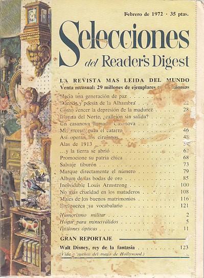 SELECCIONES DEL READER'S DIGEST. FEBRERO 1972