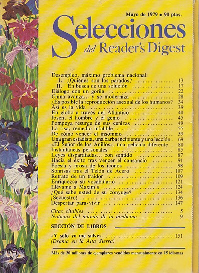 SELECCIONES DEL READER'S DIGEST. MAYO 1979