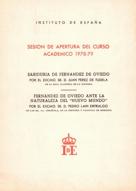 Sesión de apertura del curso académico 1978-79 (Sabiduria de Fernández …