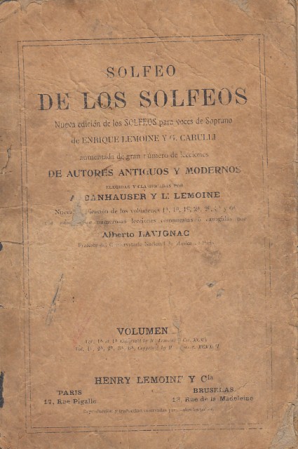 SOLFEGE DES SOLFEGES. NOUVELLES EDITION DU SOLFEGE POUR VOIX DE …