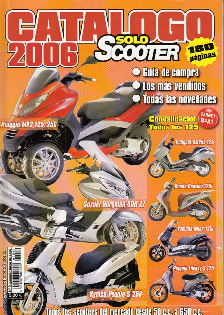 SOLO SCOOTER Nº 9. CATÁLOGO 2006
