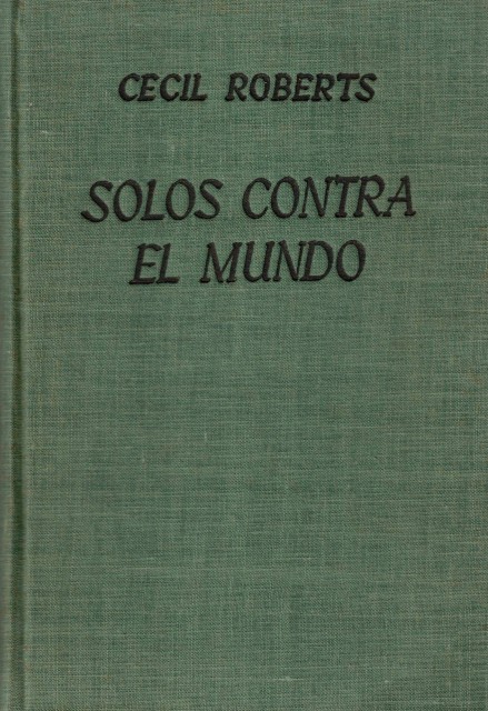 SOLOS CONTRA EL MUNDO