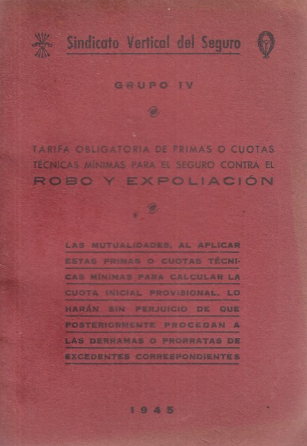 Tarifa obligatoria de primas o cuotas técnicas mínimas para el …