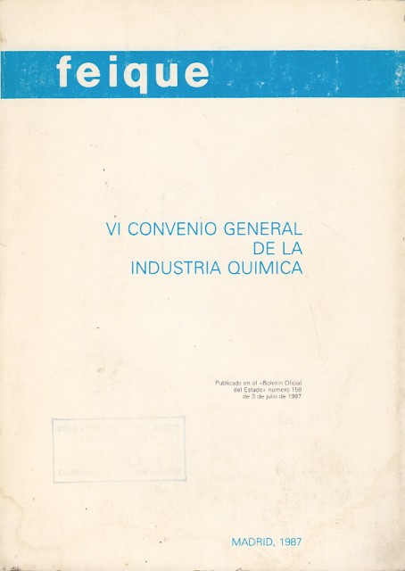 VI Convenio general de la industria química