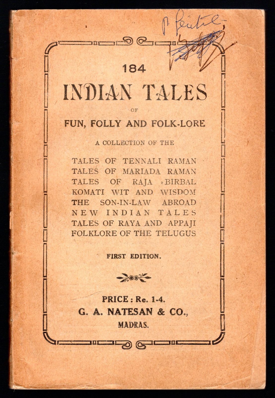 184 Indian tales of fun, folly and folk-lore