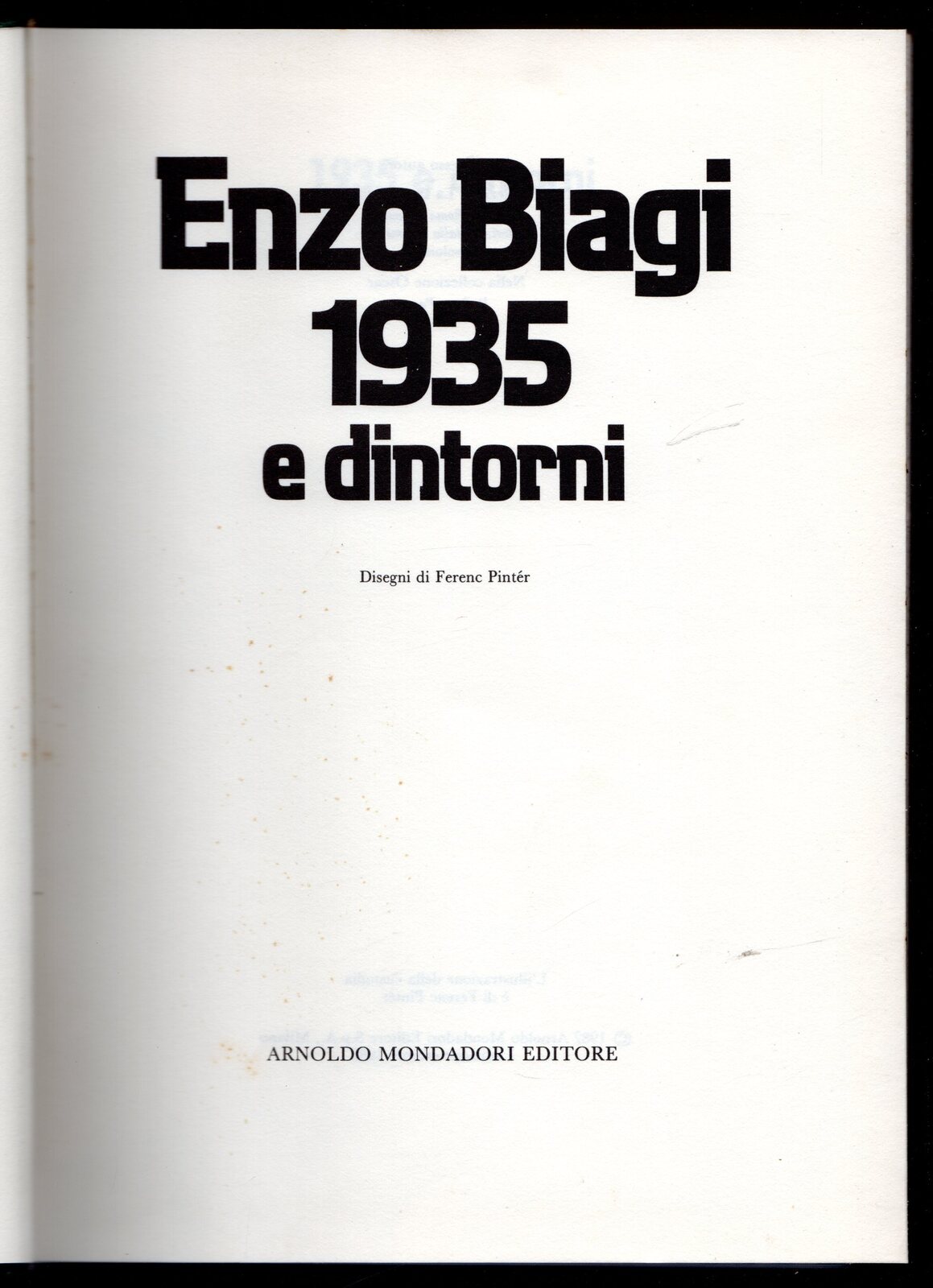 1935 e dintorni