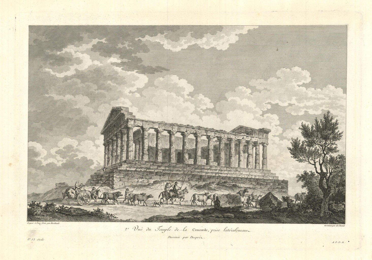 2.e Vue de Temple de la Concorde prise latéralement