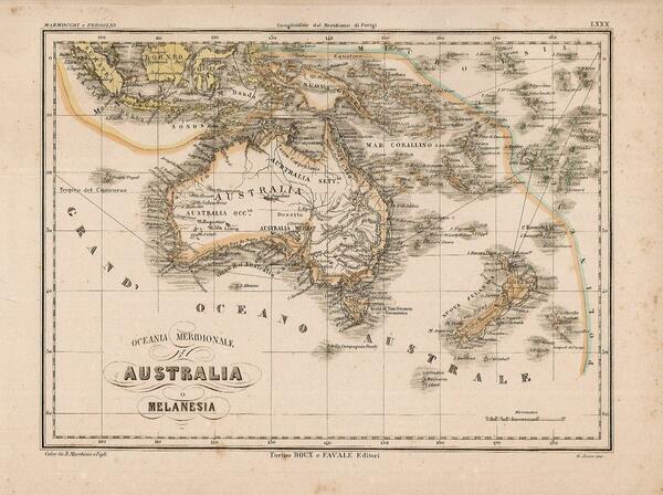 Oceania Meridionale Australia o Melanesia