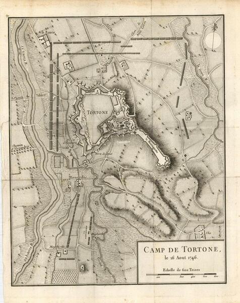 Camp de Tortone le 16 Aout 1746