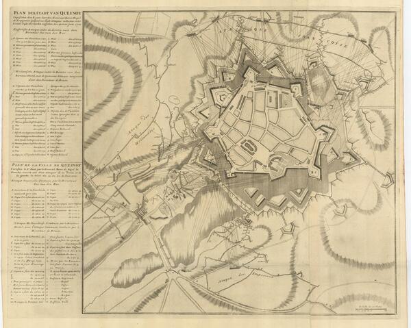 Plan de la Ville de Quesnoy