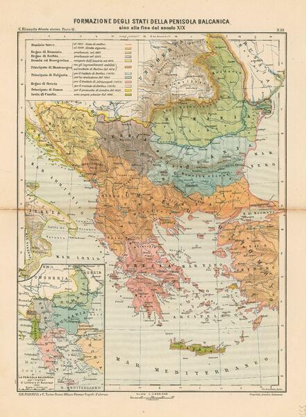 Formazione degli Stati della penisola Balcanica sino alla fine del …