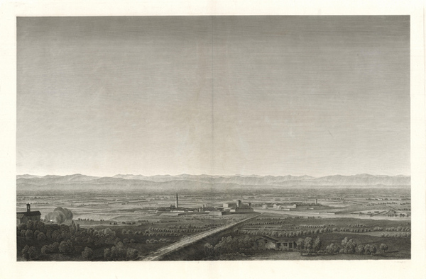 Vue de La Ville de Pizzighitone / A l'approche des …