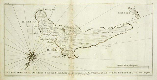 A plan of Iuan Fernandes Island in the South Sea, …