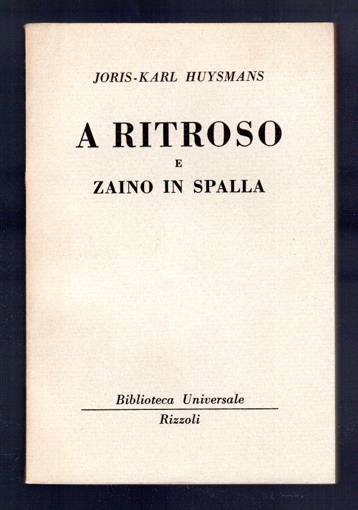 A ritroso e zaino in spalla