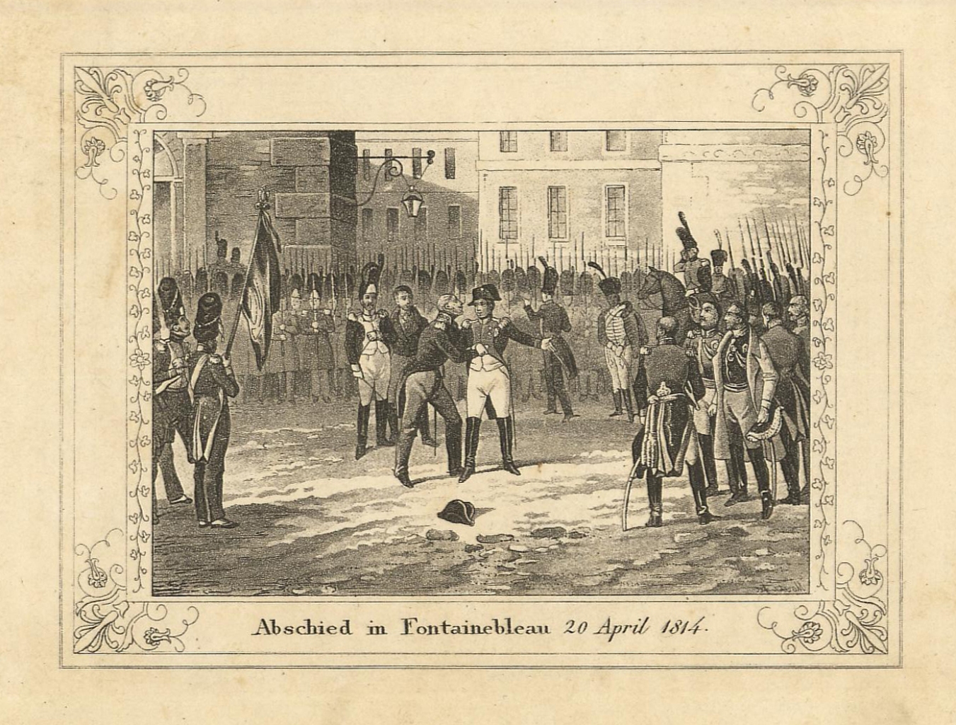 Abschied in Fontainebleau 20 April 1814