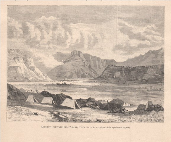 Adigrat, capitale dell’Agamè, vista da sud