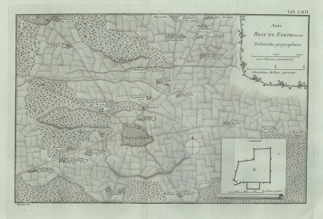 Agri Beit el Fakihensis delineatio geographica